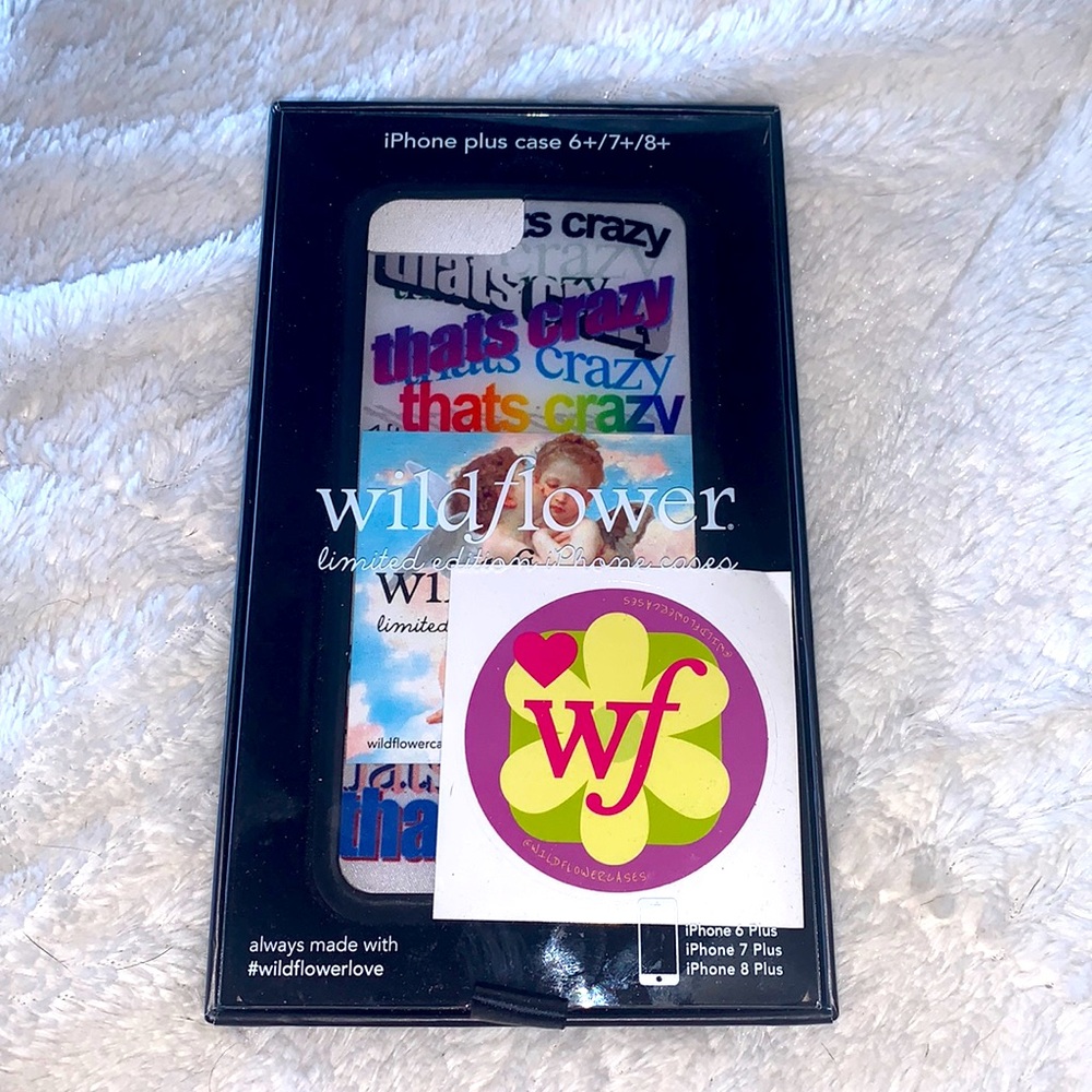 NWT Wildflower limited Efition phone case for iPhone plus 6+/7+/8+